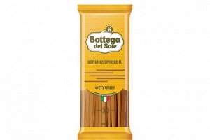 «Bottega del Sole», макаронные изделия «Фетучини», цельнозерновые, 500 г