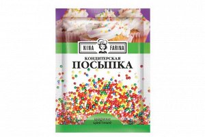 «Nina Farina», кондитерская посыпка «Цветные шарики», 15 г