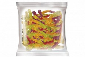 «KrutFrut», мармелад жевательный со вкусами кола-лайм, вишня-маракуйя, апельсин-черная смородина (упаковка 0,5 кг)