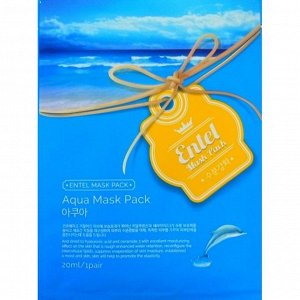 Entel Aqua Mask Pack Маска тканевая для лица увлажняющая