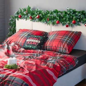 Постельное бельё "Этель" евро Scottish holidays 200х217 см,220х240 см,70х70 см -2 шт,бязь 125 г/м2