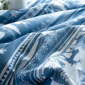 Постельное бельё "Этель" Евро Scandi dream 200х217 см, 220х240 см, 70х70 см - 2 шт, бязь