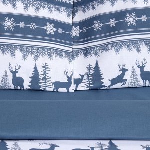 Постельное бельё "Этель" Евро Scandi dream 200х217 см, 220х240 см, 70х70 см - 2 шт, бязь