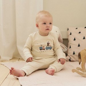 Костюм (штанишки и кофточка) Крошка Я "Новогодние игрушки".