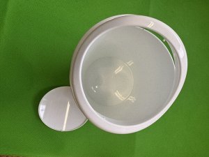 КОНТЕЙНЕР ДЛЯ МУСОРА настольный, пластик 1,4 Л (Белый)  (уцененный товар)