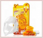 Elizavecca Питательная тканевая маска для лица с экстрактом мёда Honey Deep Power Ringer Mask Pack, 23 мл