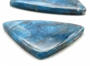 Кабошоны из камня апатит форма грация, комплект тройка