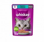 Корм влажный Whiskas для взрослых кошек, паштет с индейкой и кроликом 75 г