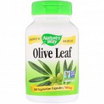 Nature&amp;amp - #x27 - s Way, Olive Leaf, 500 mg, 100 Vegetarian Capsules
