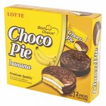Пирожное Lotte Сhoco Pie Banana