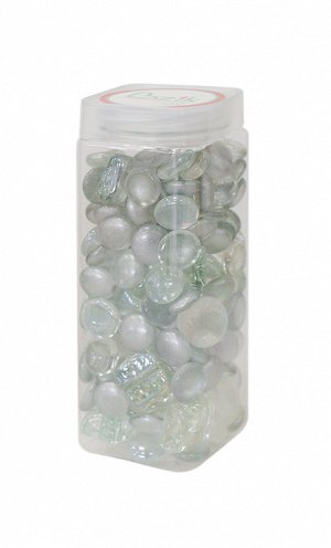 "Nacre" Набор декоративных камней, цв.прозрачный, серый, 900гр GM019-F236 ВЭД