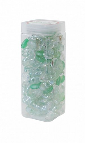 "Nacre" Набор декоративных камней, цв.прозрачный, зеленый, 900гр GM011-F236 ВЭД