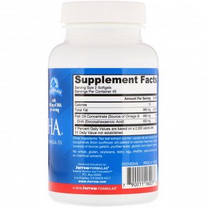 Jarrow Formulas, Max DHA, 90 мягких таблеток