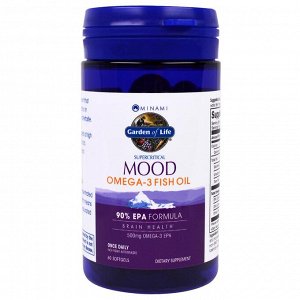 Minami Nutrition, Суперкритикал Муд, рыбий жир Омега-3, 500 мг, 60 капсул