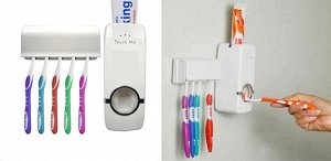 Органайзер-дозатор для пасты и зубных щеток