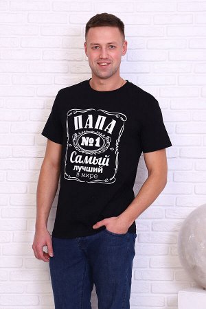 Футболка мужская черная