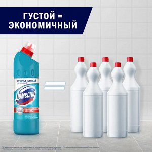 Доместос Чистящее средство для унитаза Свежесть Атлантики универсальное средство для уборки гель, 500 мл