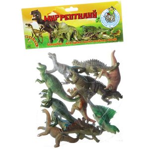 Набор животных BONDIBON "Ребятам о Зверятах", динозавры, 5", 12 шт.