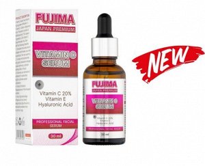FUJIMA Professional facial Serum with Vitamine C 20%, Vitamine E, Hyaluronic Acid. 30мл