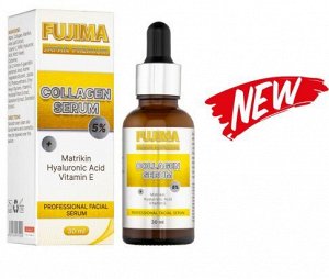 FUJIMA Professional facial Collagen 5% Serum + Matrikin+Hyaluronic Acid+Vitamine E. 30мл