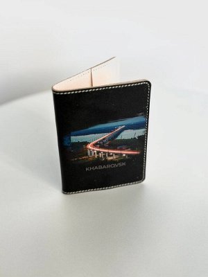 Кожаная обложка на паспорт