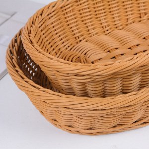 Корзина плетёная овальная