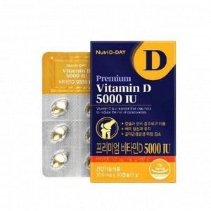 Nutri D-DAY Премиум Витамин D 5000 IU на 30 дней