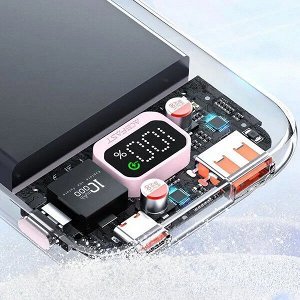 PREMIUM Портативный аккумулятор быстрая зарядка AceFast M1, 30W, 10000 mAh, LED дисплей Power Bank
