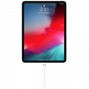 Переходник адаптер с USB-C (Type-C) на 3.5 мм Jack белый