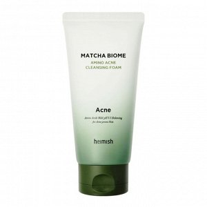 Heimish Matcha Biome Amino Acne Cleansing Foam Нежная кремовая пенка для ухода за проблемной кожей