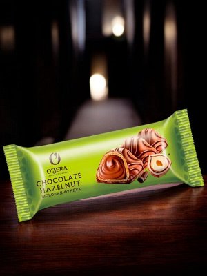 Вафельный батончик с начинкой на основе фундучной пасты «OZera», Chocolate Hazelnut, 23 г