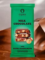 Шоколад молочный с цельным фундуком Milk &amp;Extra Hazelnut, 90 г