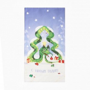 Полотенце «Этель» Magic snake, 40x73 см, хлопок 100%, саржа 190 г/м²