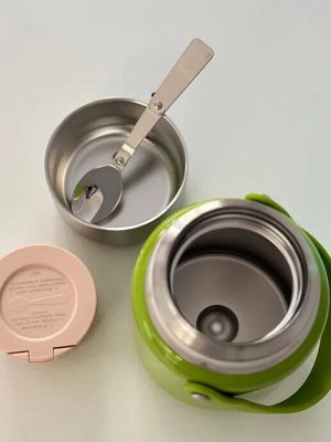 Термос для еды 1 л с ложечкой, зеленый - Tupperware®.