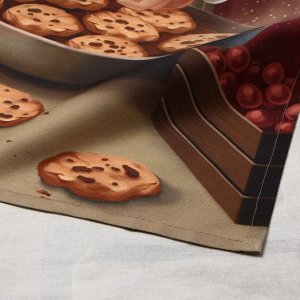 Полотенце кухонное «Этель» Cookies, 40x73 см, хлопок 100%, саржа 190 г/м²