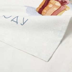 Полотенце Этель «Счастья» 40x73 см, 100% хлопок, саржа 190 г/м²