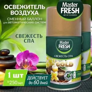 Мастер Фреш GOLD Сменный аэрозоль "Свежесть SPA" 250 мл