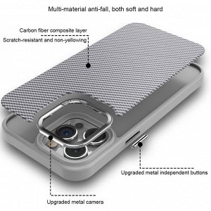 Akuma Карбоновый чехол для Iphone Premium Kevlar Shield с MagSafe 13, 14, 15, 16 Series