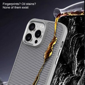 Akuma Карбоновый чехол для Iphone Premium Kevlar Shield с MagSafe 13, 14, 15, 16 Series