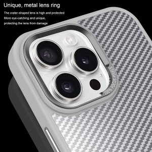 Akuma Карбоновый чехол для Iphone Premium Kevlar Shield с MagSafe 13, 14, 15, 16 Series