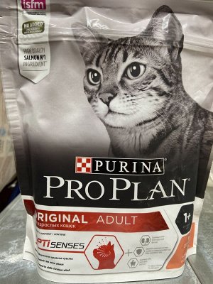 PRO PLAN® ORIGINAL KITTEN® сухой корм для взрослых кошек с лососем, 400г