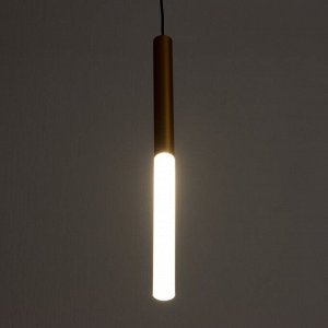 Светильник "Лукас софт" LED 5Вт 4000К матовое золото 2х2х30-130см