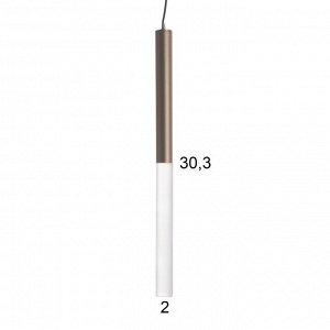 Светильник "Лукас софт" LED 5Вт 4000К кофе 2х2х30-130см