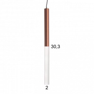 Светильник "Лукас софт" LED 5Вт 4000К матовая медь 2х2х30-130см