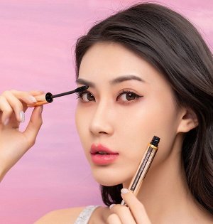 Тушь для ресниц с натуральной щеточкой подкручивание и удлинение ALOBON Curl Mascara, 8 гр. (AM46)