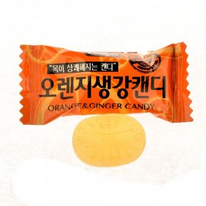 Ilkwang Orange Ginger Candy Карамель леденцовая