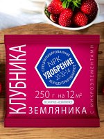 Удобрение для Клубники с микроэлементами 0,25кг, минеральное, Агроуспех
