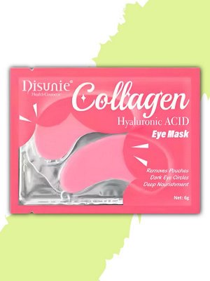 Disunie. Патчи гидрогелиевые для глаз с гиалуроновой кислотой и коллагеном, Collagen & Hyaluron 6 г.