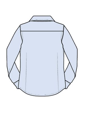 Сорочка текстильная для мальчиков (slim fit)