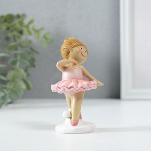 Фигурка полистоун «Девочка балерина в розовой пачке», 5x4.5x9.5 см
